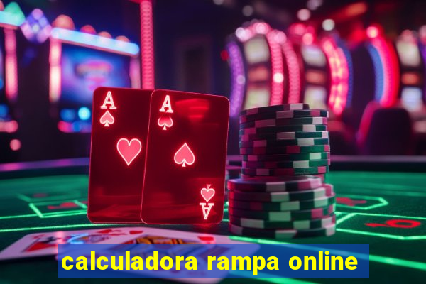 calculadora rampa online